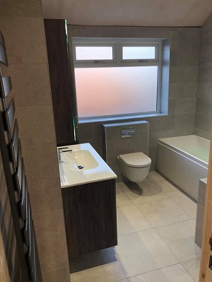 Image showcasing a completed bathroom in Witherley