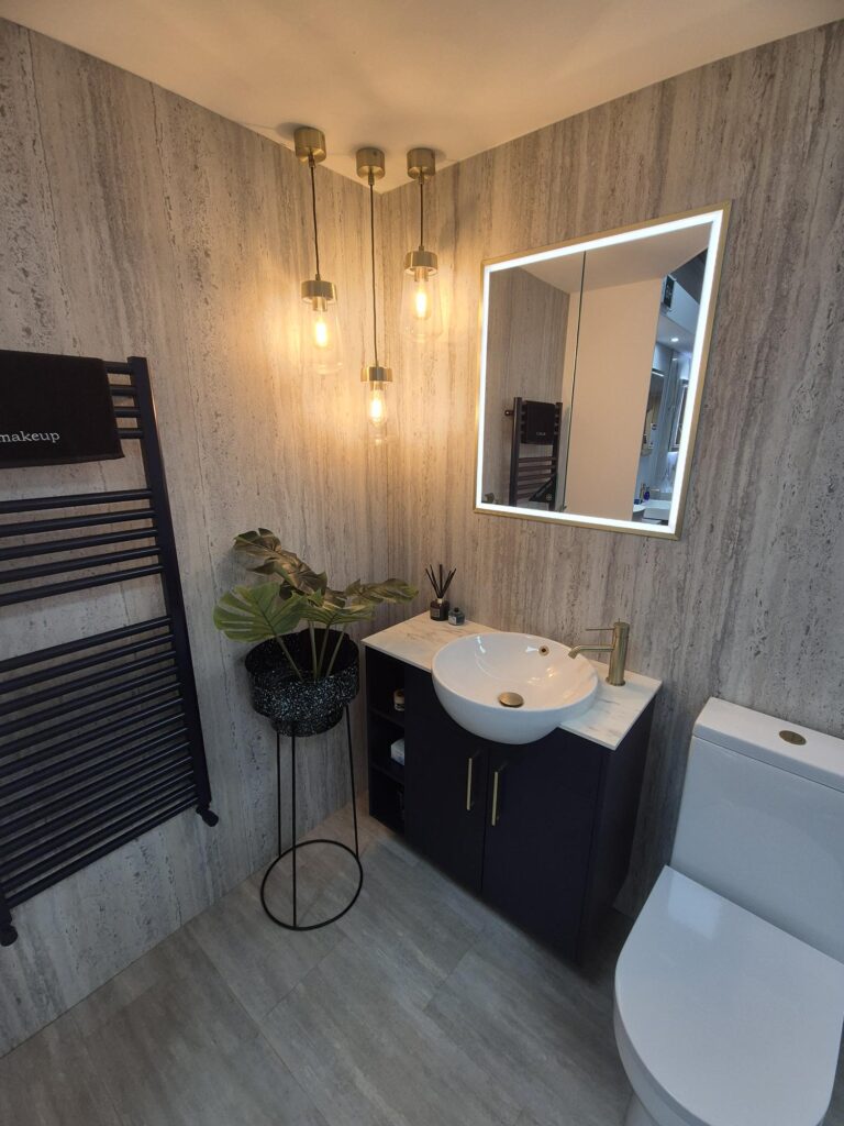 Example picture of bathroom panelling