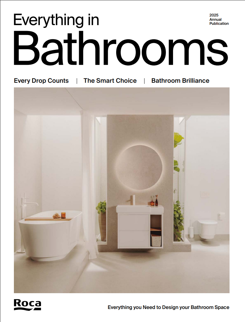 Roca Everything In Bathrooms Brochure Cover