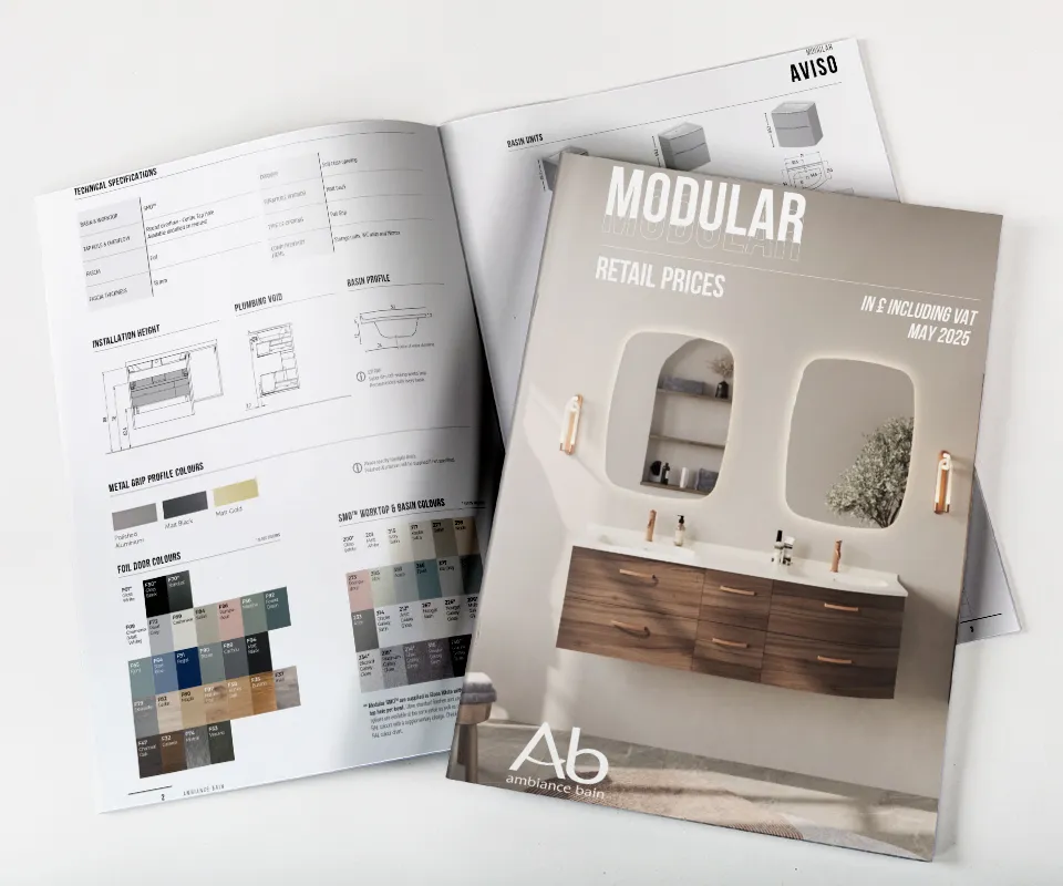 Ambiance Bain Modular Brochure Cover